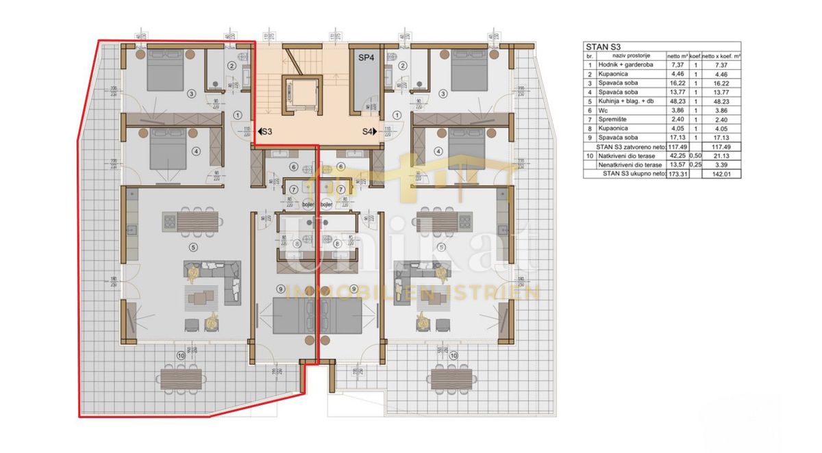 Rovinj centro: Appartamento di lusso a 600 m dalla spiaggia